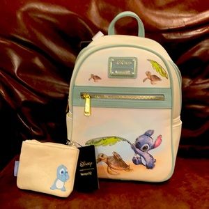 Loungfly Stitch mini backpack/ coin purse